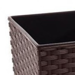 Finesse Rattan 56cm Flower Box Mocha
