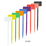 Flat Head Display 'T' Labels 30cm - White
