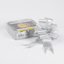 Pull Bows 50mm Silver