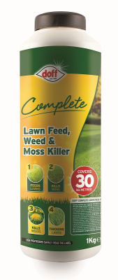 Doff 4 In 1 Complete Lawn Feed Weed & Mosskiller 30m²