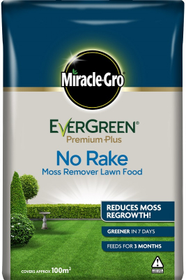 Miracle Gro® Evergreen® Premium No Rake Feed & Moss Remover 100m²