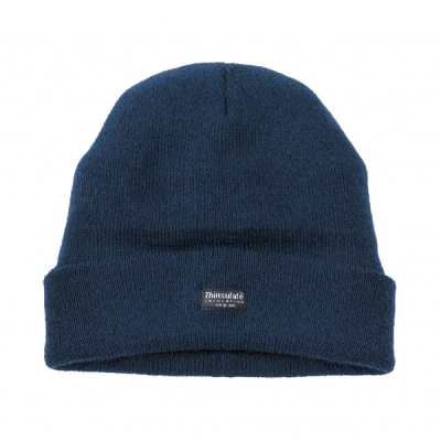 Thinsulate Knitted Watch Hat - Navy