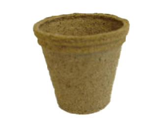 Jiffypot 6cm round, afterpressed, with slits