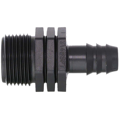 Barbed Male Adapter 12mm x �Inch Male