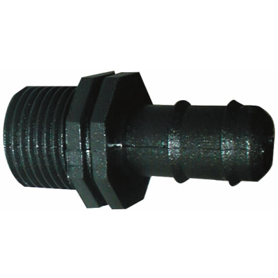 Barbed Connector 20mm x �Inch Male