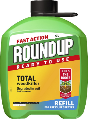 Roundup® Fast Action Pump 'n' Go Weed Killer 5L Refill