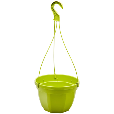 Hanging Pot 23cm with Hanger Green