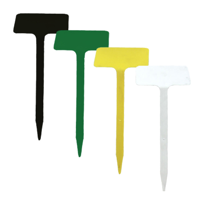 Angled Head Display Label 19cm - Yellow