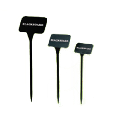 Angled Head Display Label 43cm - Blackboard