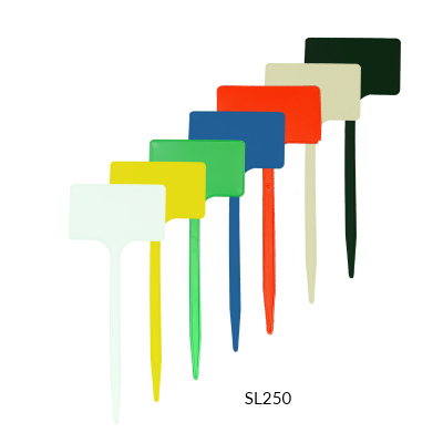 Flat Head Display 'T' Labels 24cm - White