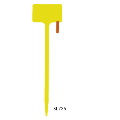 Flat Head Display 'T' Labels 74cm - Yellow