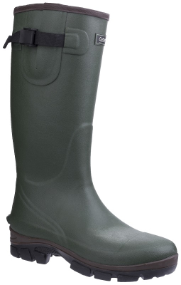 Grange Neoprene Wellington Boots - Green - Size 12